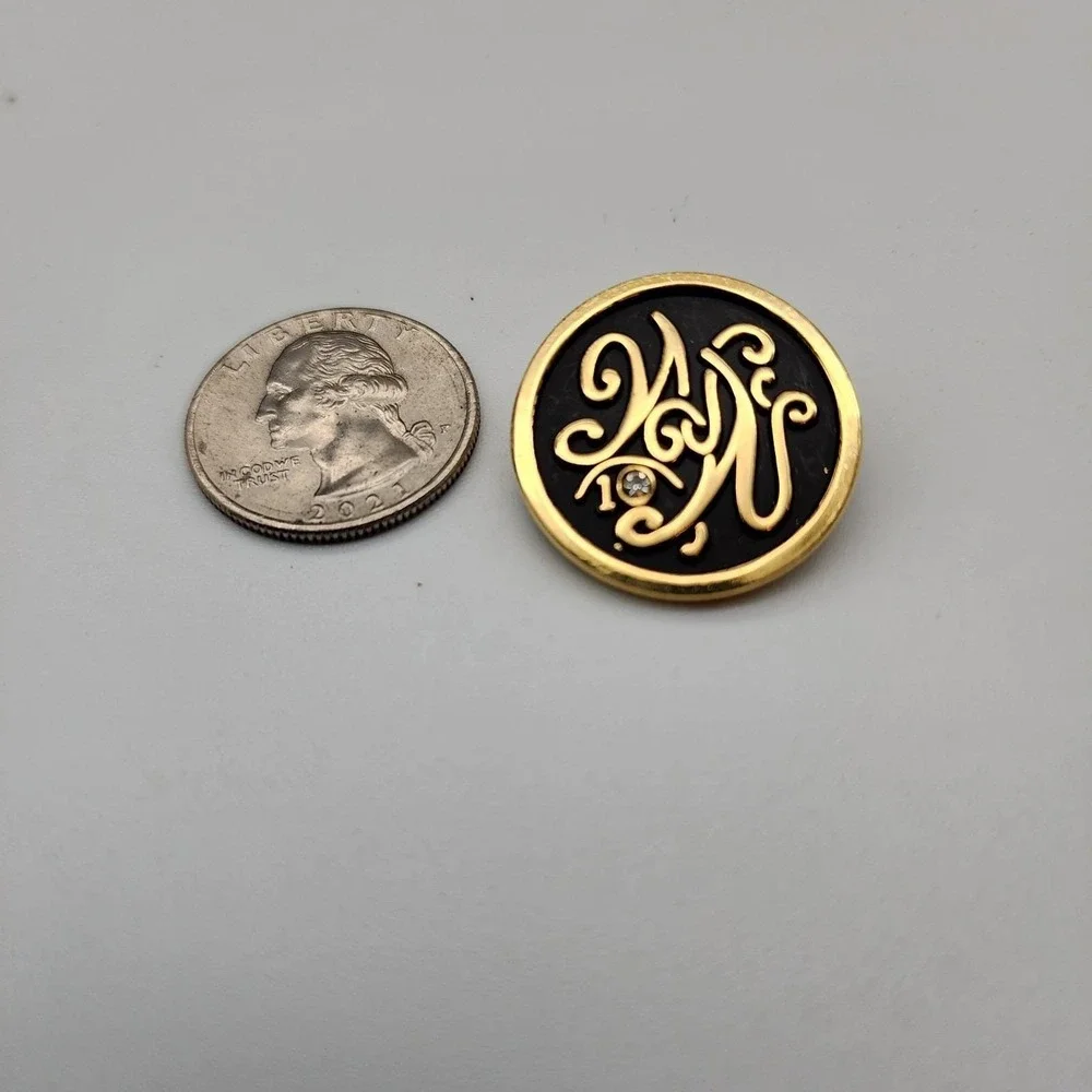 Weight‎ Watchers Rhinestone WW 10 Pounds Loss Dieting Diet Award Bling Lapel Pin